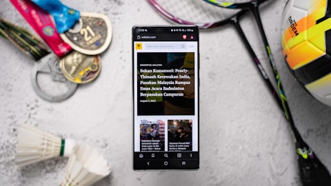 Smartphone displaying sports betting odds interface